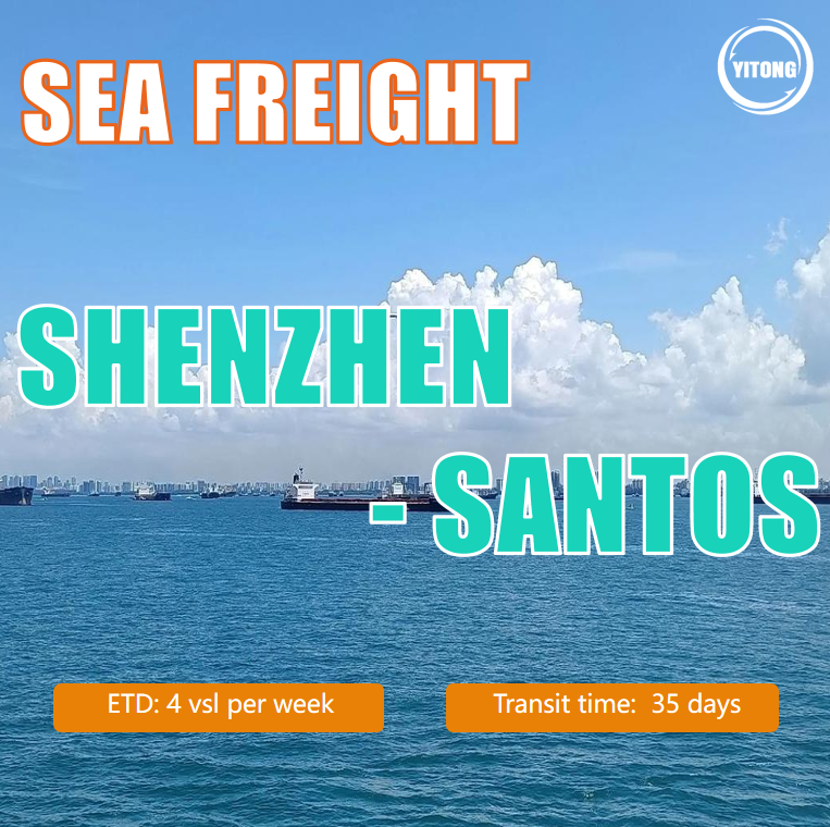Sea Freight From Shenzhen To Santos, Brazil