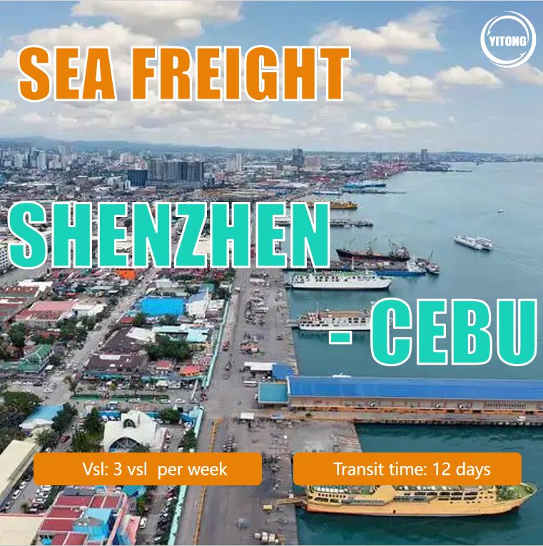 Sea Freight from Shenzhen to Cebu Philippines | China to Philippines Ocean Freight Service